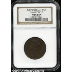 1787 COPPER Connecticut Copper, Laughing Head