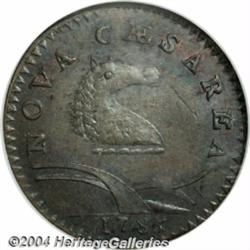 1786 COPPER New Jersey Copper, Narrow Shield