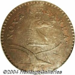 1787 COPPER New Jersey Copper, Large Planchet,