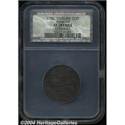 1786 COPPER Vermont Copper, VERMONTENSIUM XF40