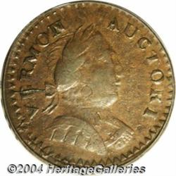 1787 COPPER Vermont Copper, Bust Right AU50