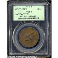 (1792-94) TOKEN Kentucky Token, LANCASTER Edge
