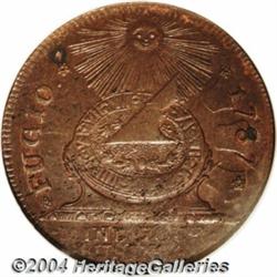 1787 1C Fugio Cent, STATES UNITED, Cinquefoils