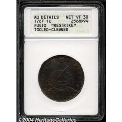 1787 1C Fugio Cent, New Haven Restrike,