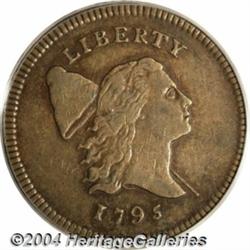 1795 1/2 C Lettered Edge XF40 PCGS. B-1, C-1,