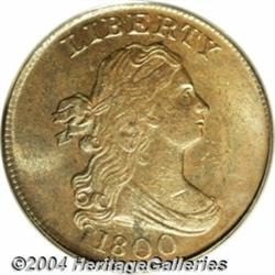 1800 1/2 C MS63 Brown PCGS. B-1, C-1, R.1.