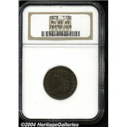1828 1/2 C 13 Stars MS65 Brown NGC. B-2, C-3,