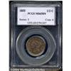 Image 1 : 1855 1/2 C MS65 Brown PCGS. B-1, C-1, R.1.