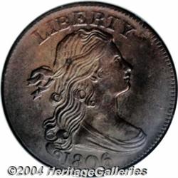 1806 1C MS61 Brown NGC. S-270, R.1. The sole