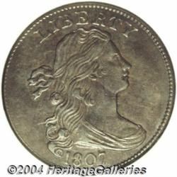 1807 1C "Comet" Variety AU58 NGC. S-271, R.1.