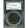 Image 1 : 1811 1C XF40 PCGS. S-287, R.2. This "Perfect