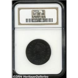 1813 1C VF35 NGC. S-293, R.2. A nicely