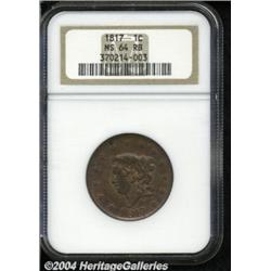 1817 1C 13 Stars MS64 Red and Brown NGC. N-14,