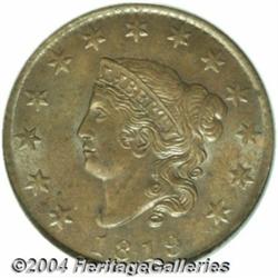 1819 1C Small Date MS64 Brown PCGS. N-9, R.1.