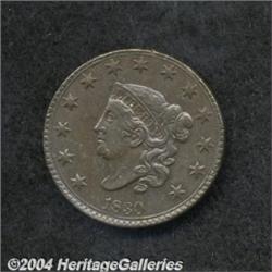 1830 1C Large Letters AU50 Uncertified. N-1,