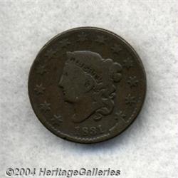 1831 1C Medium Letters VG8 Uncertified. N-12,