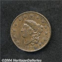 1832 1C Large Letters AU55 Uncertified. N-3,