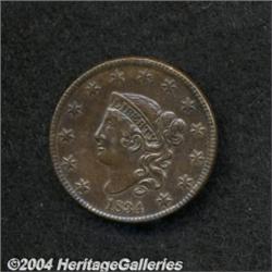 1834 1C Small 8, Large Stars, Medium Letters