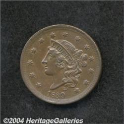1839 1C Silly Head AU58 Uncertified. N-9, R.2.