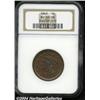 Image 1 : 1849 1C MS65 Brown NGC. N-6, R.1. Hints of