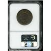 Image 2 : 1851 1C MS66 Brown NGC. N-33, R.5. Criss-cross