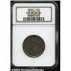 Image 1 : 1852 1C MS66 Brown NGC. N-6, Low R.2. Die