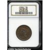 Image 1 : 1855 1C Upright 5s MS65 Brown NGC. N-4, R.1.
