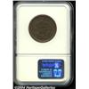 Image 2 : 1855 1C Knob on Ear MS66 Brown NGC. N-9, R.1.