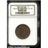 Image 1 : 1856 1C Upright 5 MS65 Brown NGC. N-10, R.1. A