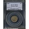 Image 1 : 1857 1C MS64 PCGS. A lustrous and