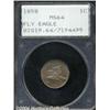 Image 1 : 1858 1C Large Letters MS64 PCGS. The bases of