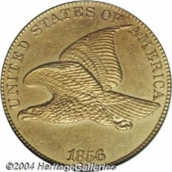 1856 1C PR64 PCGS. Snow-9. An exquisitely