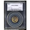 Image 1 : 1862 1C MS65 PCGS. This crisply struck