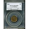 Image 1 : 1864 1C L On Ribbon MS63 Red and Brown PCGS.