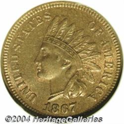 1867 1C MS66 Brown NGC. The 1867 is a much