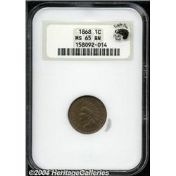 1868 1C MS65 Brown NGC. Eagle Eye Photo Seal