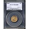 Image 1 : 1868 1C MS64 Red PCGS. Predominately a light