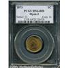 Image 1 : 1873 1C Open 3 MS64 Red PCGS. Fully struck
