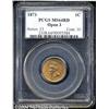 Image 1 : 1873 1C Open 3 MS64 Red PCGS. A nicely struck