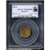Image 1 : 1873 1C Closed 3 MS64 Red and Brown PCGS.