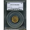 Image 1 : 1875 1C MS64 Red PCGS. Original, lustrous