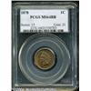 Image 1 : 1878 1C MS64 Red and Brown PCGS. Abundant