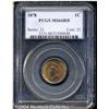 Image 1 : 1878 1C MS66 Red and Brown PCGS. A lovely Gem