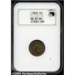 1879 1C MS65 Red and Brown NGC. Eagle Eye