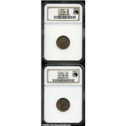 1880 1C MS65 Red and Brown NGC, Eagle Eye