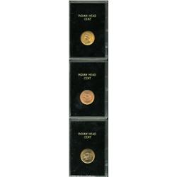 1884 1C MS65 Red and Brown PVC Uncertified,