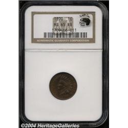 1890 1C MS65 Red and Brown NGC. Eagle Eye