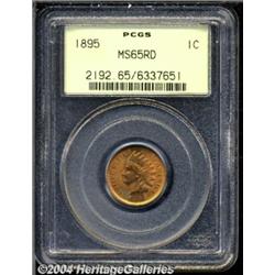 1895 1C MS65 Red PCGS. Although a trifle mushy