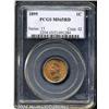 Image 1 : 1899 1C MS65 Red PCGS. Bright, satiny luster