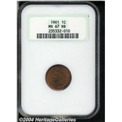1901 1C MS67 Red and Brown NGC. Rather